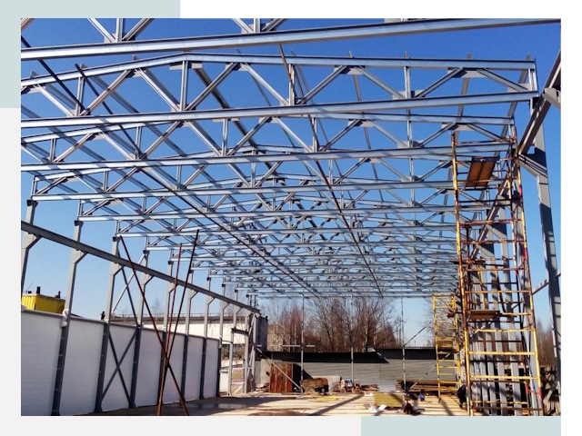 Строительство цехов в Сосновый Бор от 609 руб. под ключ