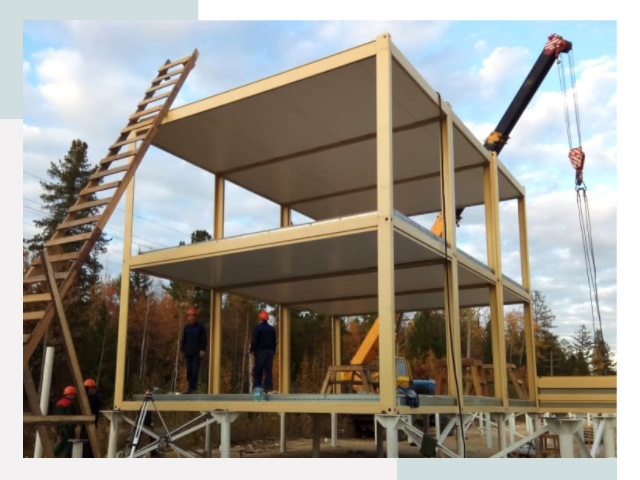 Строительство модульных здания Сосновый Бор