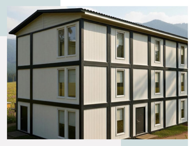 Модульные общежития в Сосновом Бору