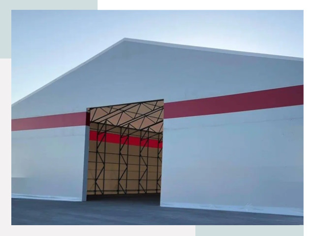 Быстровозводимые ангары в Сосновом Бору