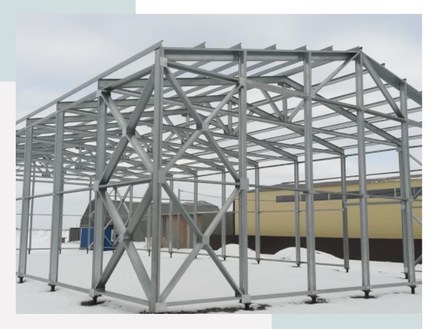 Каркасные ангары в Сосновом Бору