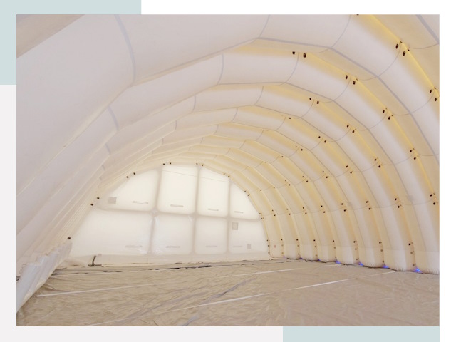 Пневмокаркасные ангары в Сосновом Бору