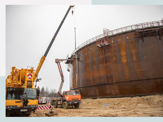 Монтаж резервуаров в Сосновом Бору от 609 руб. за м³