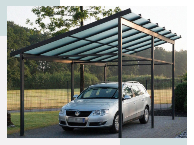 Навесы для автомобилей в Сосновом Бору