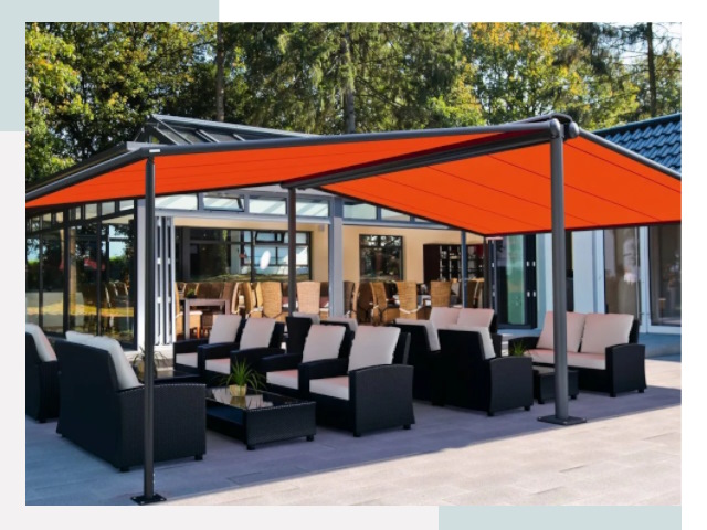 Навесы для кафе и ресторанов в Сосновом Бору
