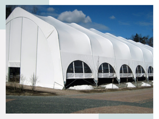 Каркасно-тентовые сооружения в Сосновом Бору