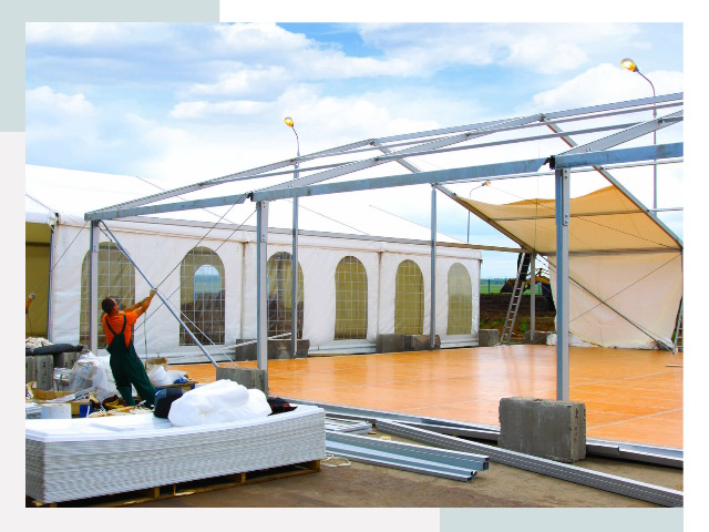 Быстро сборные шатры в Сосновом Бору