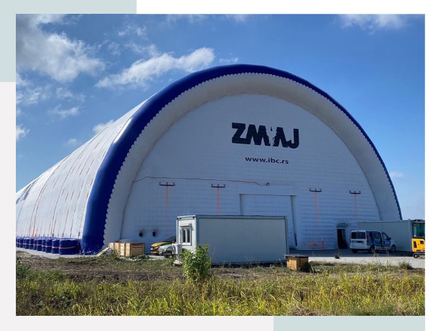 Брендирование ангаров в Сосновом Бору