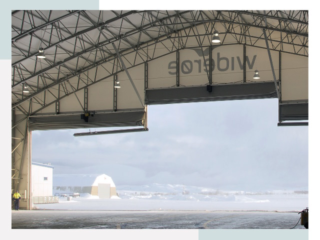 Ворота для ангаров в Сосновом Бору