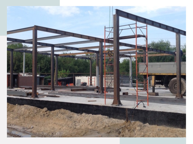 Фундамент для ангаров в Сосновом Бору