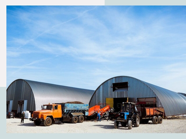 Ангары для спецтехники в Сосновом Бору